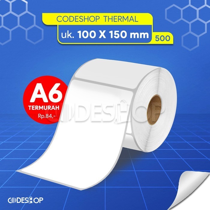 

Label Direct Thermal ECO 100x150 / 100 x 150 mm / 100x150mm A6 10x15