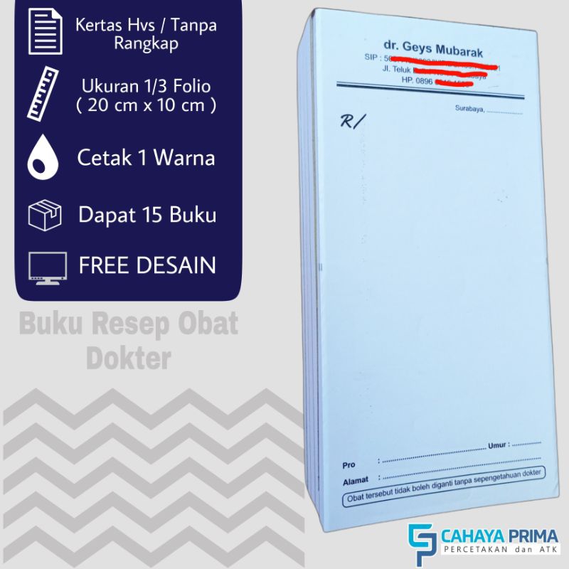 

BLANGKO KOSONG Buku copy resep custom