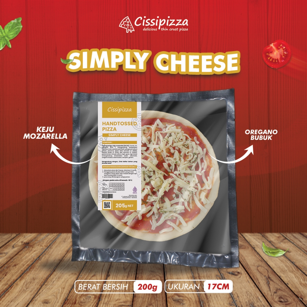 

Cissipizza Handtossed Simply Cheese Frozen