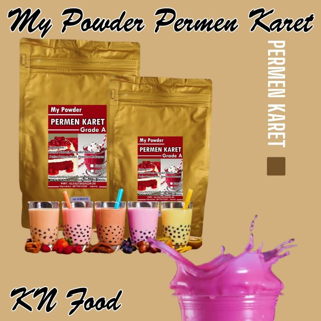 

My Powder Rasa Permen Karet Grade A 1 Kg