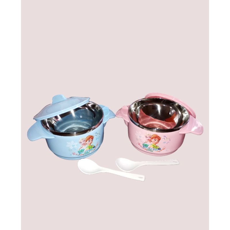 Tempat Makan Anak Stainless Frozen