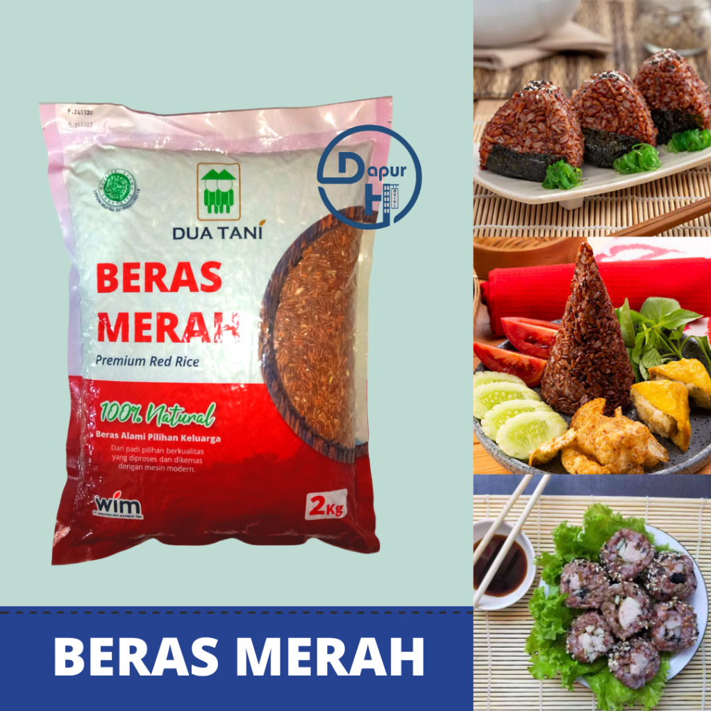 

DUA TANI Beras Merah 2 Kg /Red Rice//