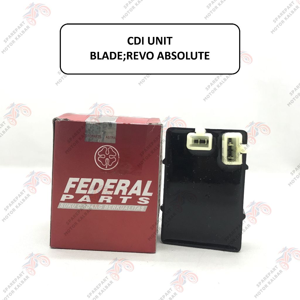 CDI Unit motor Honda Revo Absolute ; Blade merek Federal Parts ( Kode Parts : FP-30410-KWB-2100 )