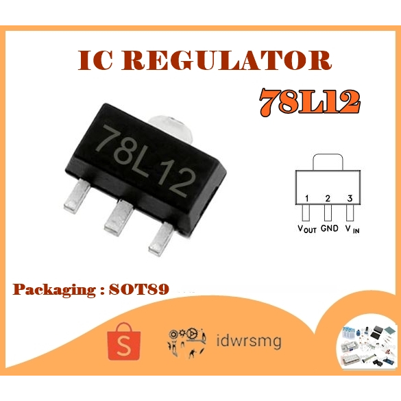 78L12 SMD 7812 0.1A 5V Positive Voltage Regulator