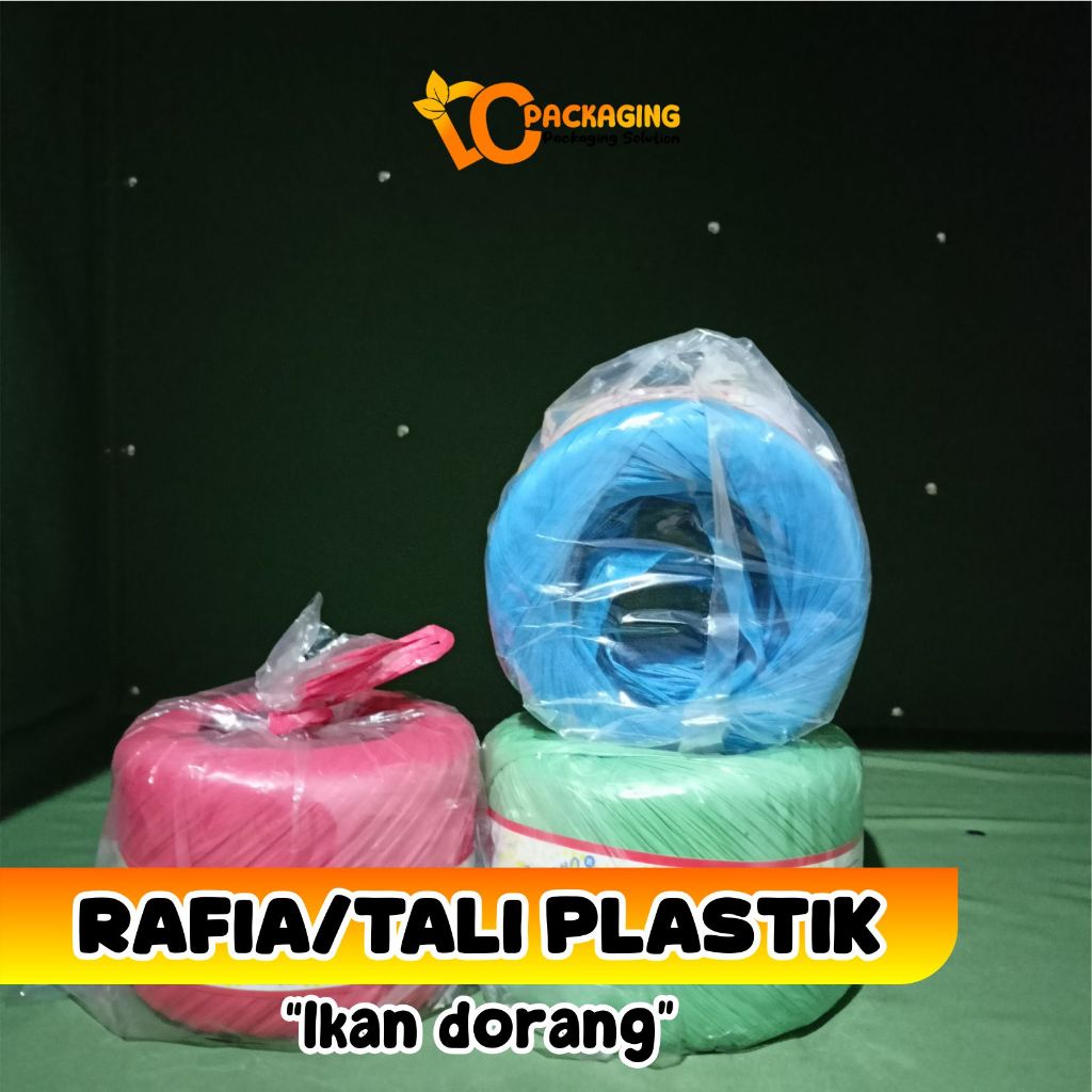 

Tali Rafia 500gr CAP IKAN DORANG / Tali Rafia WARNA 500gr Full / Tali Rafia Murah - Tali Rafia Warna_-warni 500gr (Merk IKAN DORANG)
