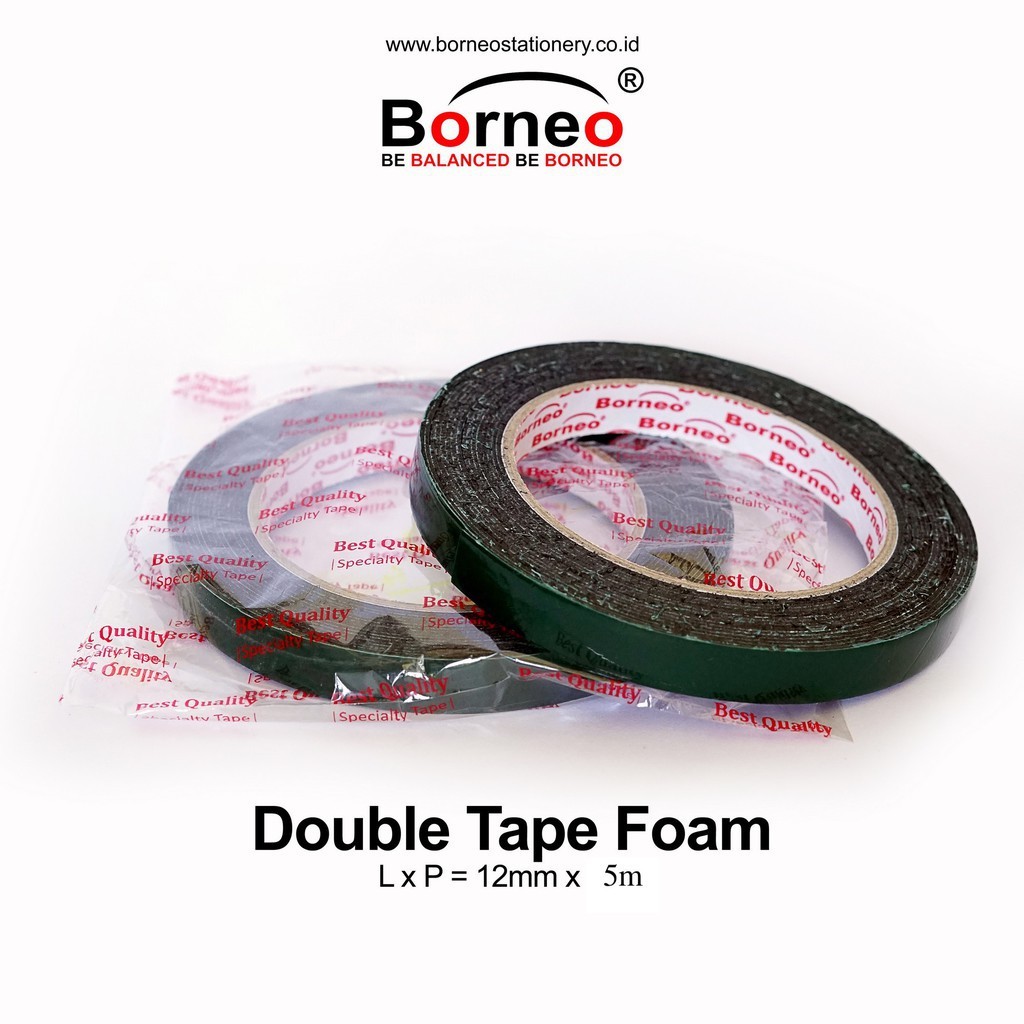 

BORNEO DOUBLE FOAM TAPE 12mm x 5m