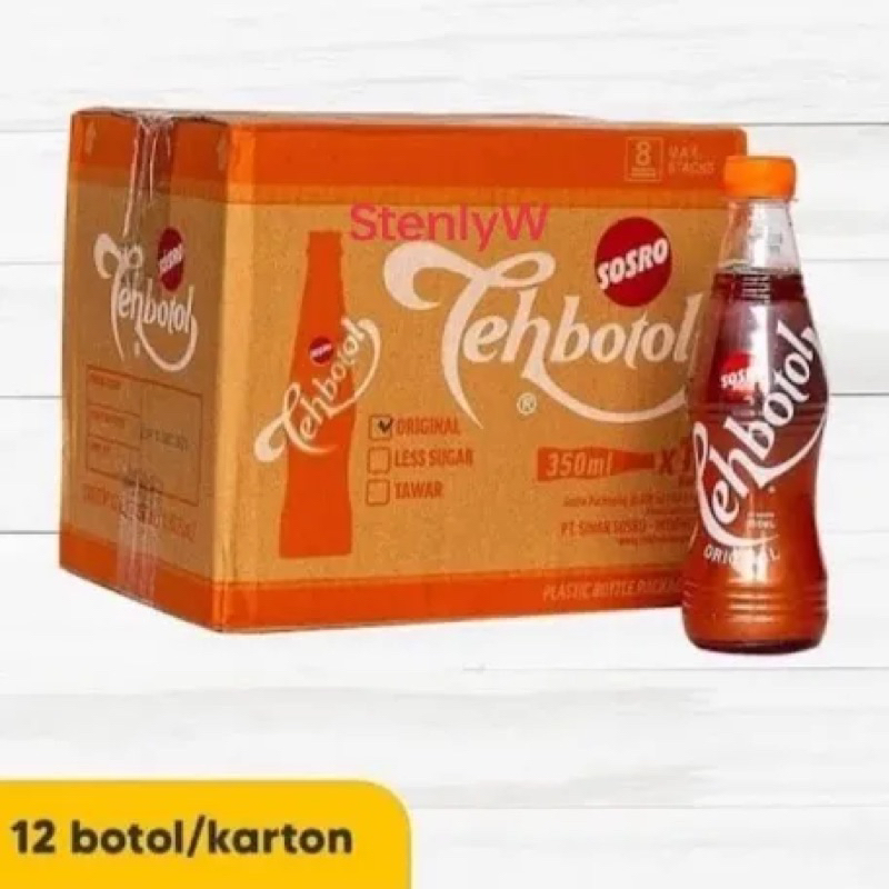 

Teh Botol Sosro Pet 350ml 1 Dus / Karton isi 12