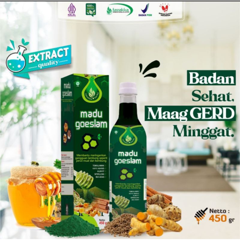 

Madu Goeslam (Untuk asam lambung dan Gerd)