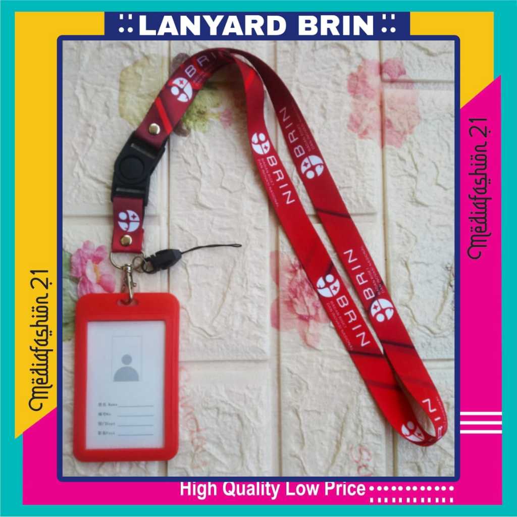 

Lanyard Tali Gantungan ID Card BRIN (Badan Riset dan Inovasi Nasional) Free Strap Gantungan Flashdisk