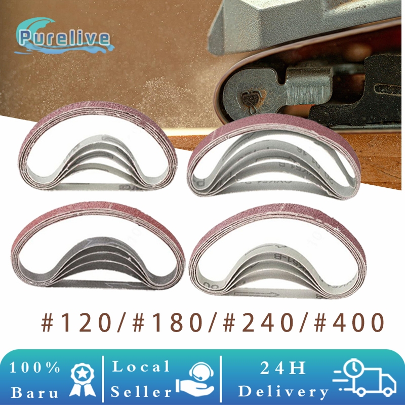 10Pcs Amplas Sabuk 10x330 Adaptor Belt Sander Belt Sander Angin Untuk Mesin Poles Gerinda