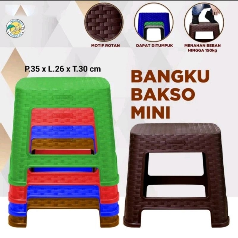 Kursi Baso Segi Rotan Plastik Kursi Taman Kursi Bakso Plastik Rotan Kursi Plastik Rotan Baso