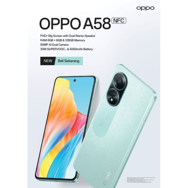 OPPO A58 BARU SEGEL