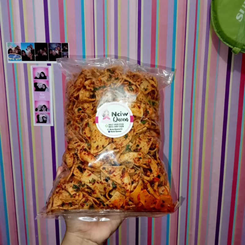 

basreng pedas daun jeruk setengah kg