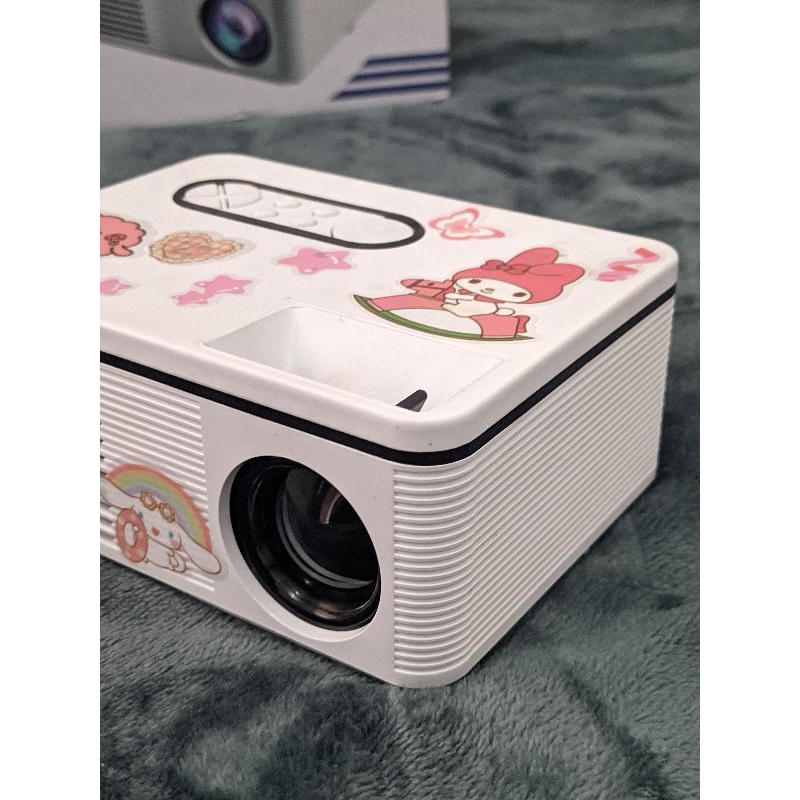 (Bekas seperti baru) Ekleva S361 Proyektor Led Mini Portable Support 1080p 800 Lumens