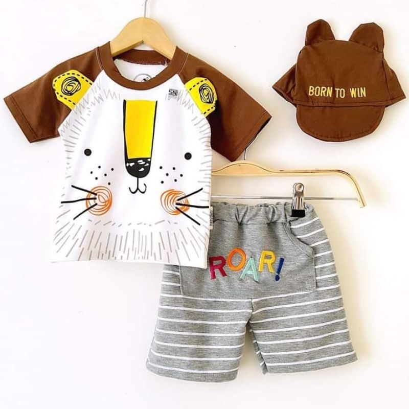 Set baby boy+topi