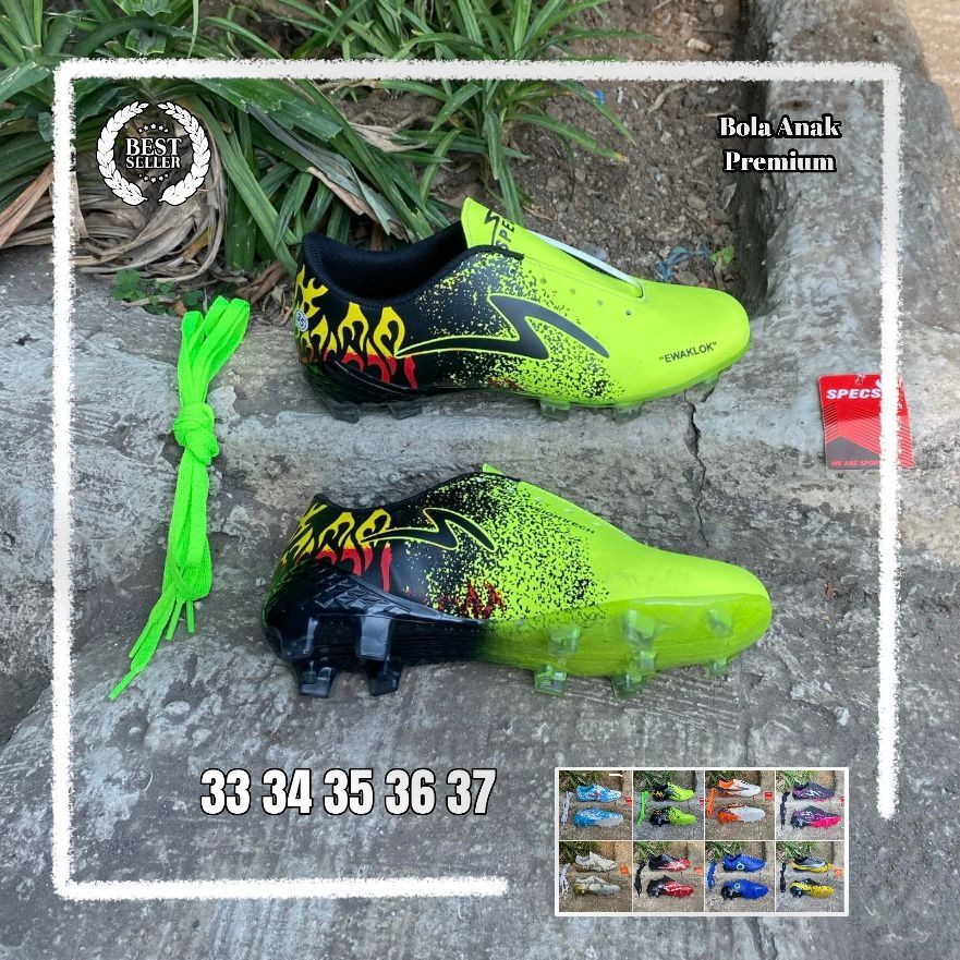 Terlaris Sepatu Bola Anak SD SMP Specs Ewaklok Kualitas Premium Sepatu Bola Anak Kekinian Murah