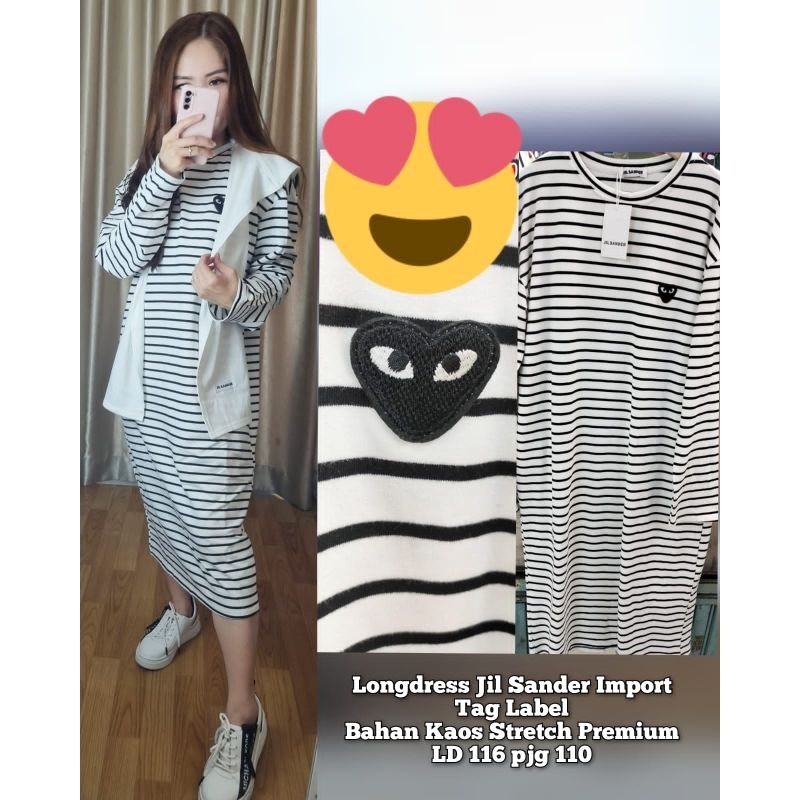 Dress Wanita SALUR 44 Bahan Kaos Import