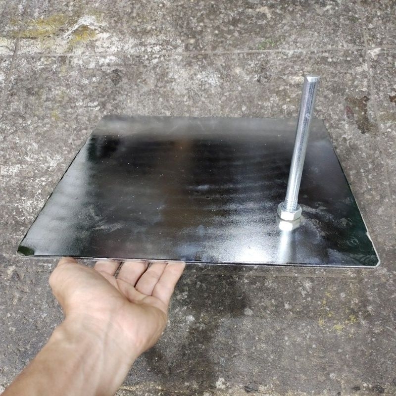 plat kotak manekin / tapakan manekin / besi manekin / stand manekin