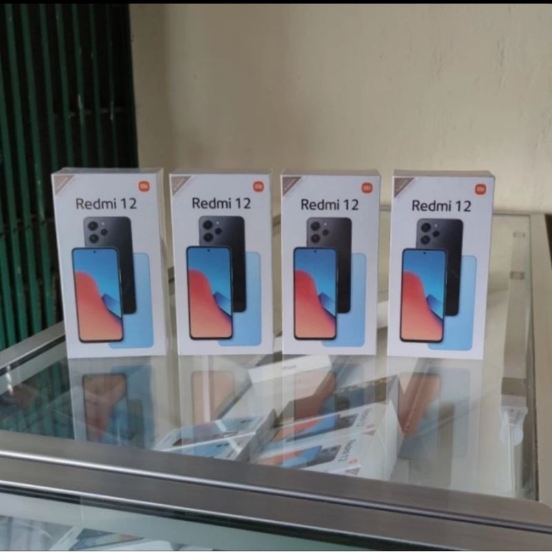 Hp Xiaomi redmi 12 Ram 8 gb Rom 256gb 6gb 128gb Garansi resmi 1 tahun segel