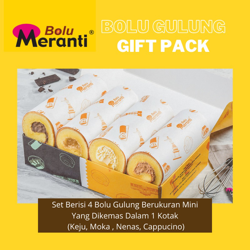 

Gift pack Bolu Meranti isi 4 | Bolu meranti medan