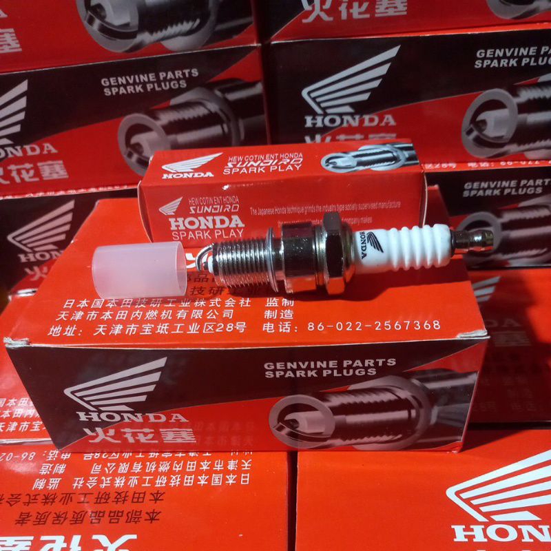 1KOTAK(10PCS) SPARKPLUGS/BUSI ENGINE DIESEL HONDA 4TAK UNTUK MESIN PENGGERAK