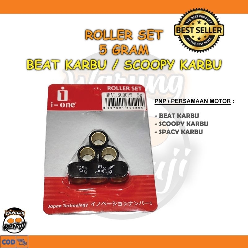 Roller Racing 5 6 7 8 9 10 11 12 Gram Beat Karbu / Scoopy Karbu / Spacy Karbu 1set / mix eceran