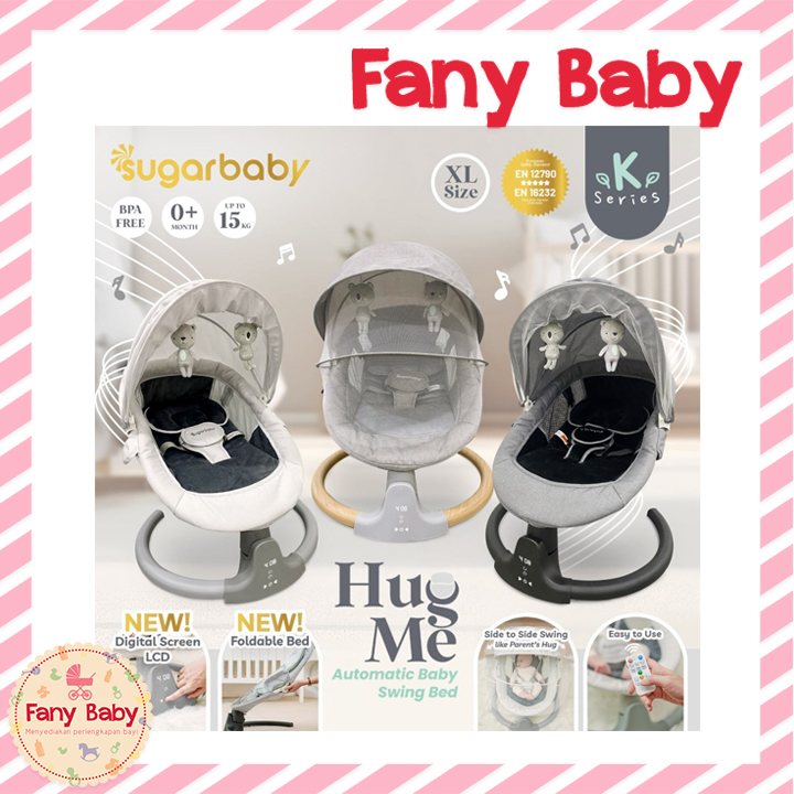SUGAR BABY HUG ME AUTOMATIC BABY SWING BED "HUG ME"