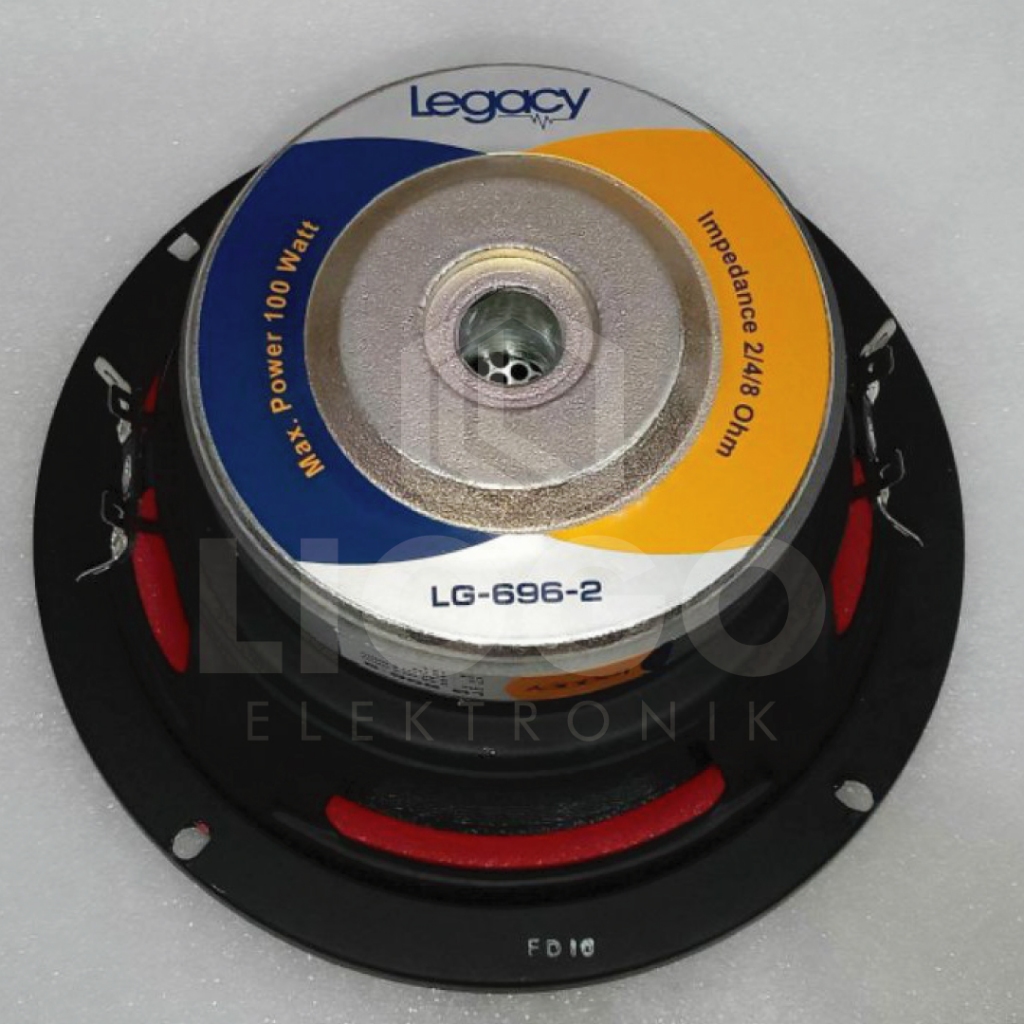 SPEAKER LEGACY 6 INCH LEGACY LG 696 2 SUBWOOFER 6 INCH LEGACY 696 DOUBLE COIL AUDIO SUBWOOFER MOBIL