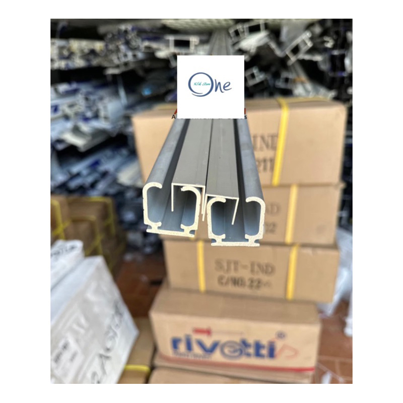 Rel Atas Pintu Lipat Aluminium (per meter)