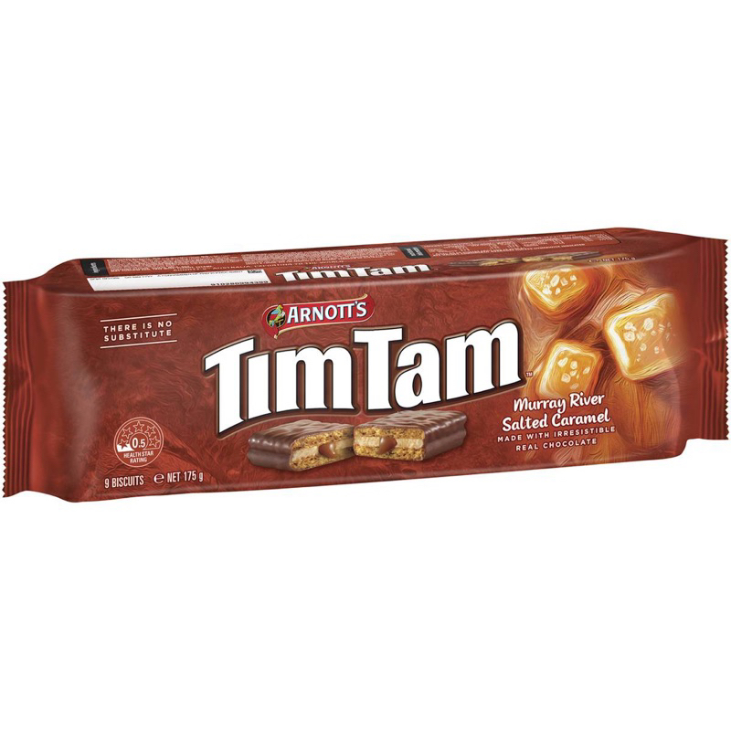 

Arnott's Tim Tam Chocolate Biscuits Salted Caramel 175g - Australia