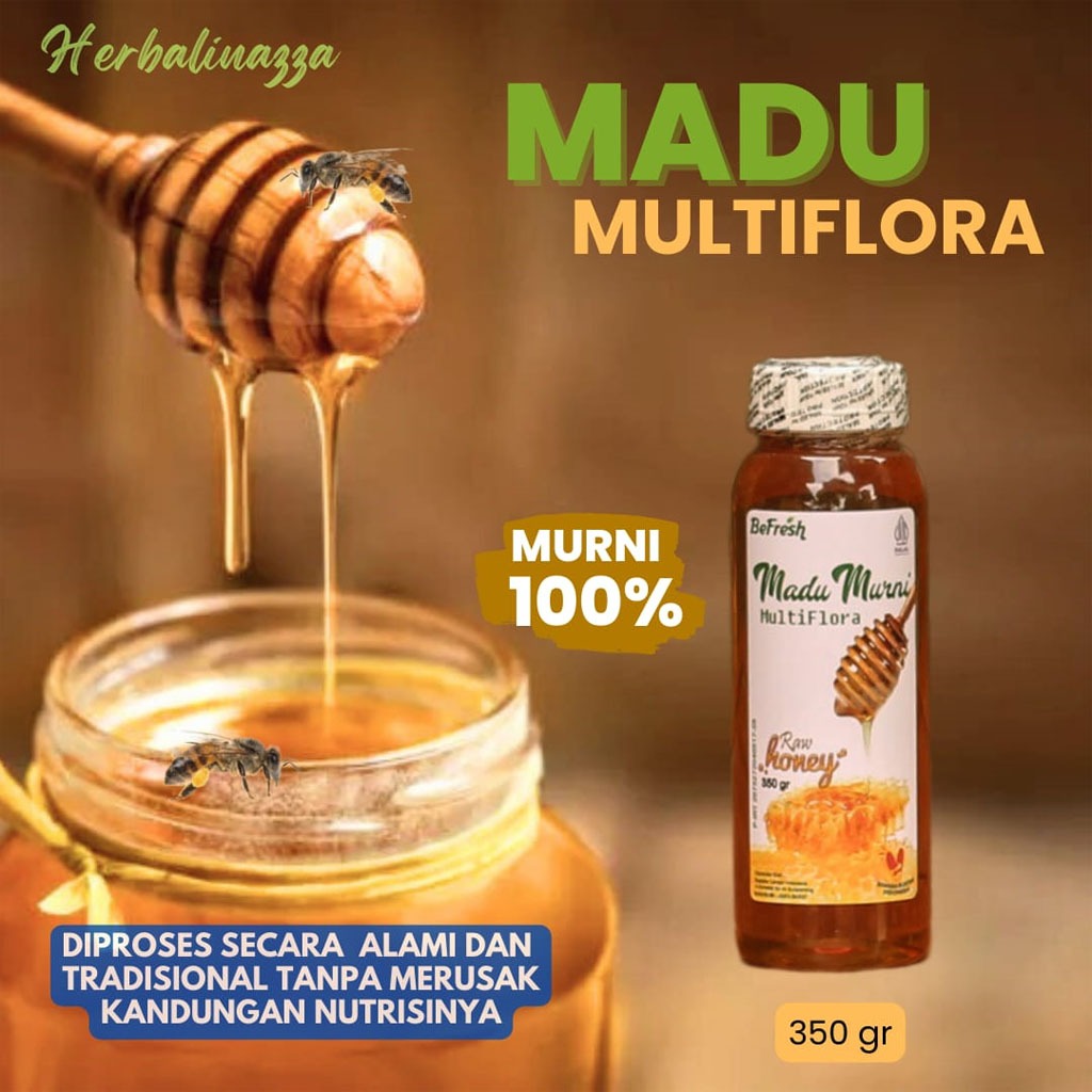 

Madu Multi Flora Murni 350gr Asli Alami Berkualitas