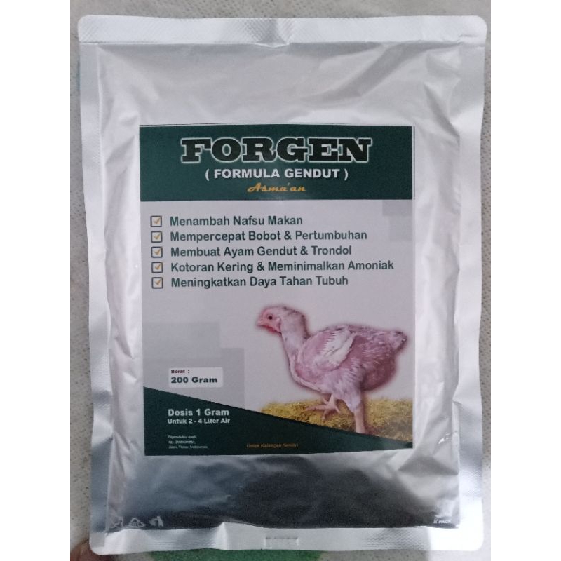 vitamin forgen,vitamin ayam,vitamin broiler,suplemet forgen,,vitamin penggemukan