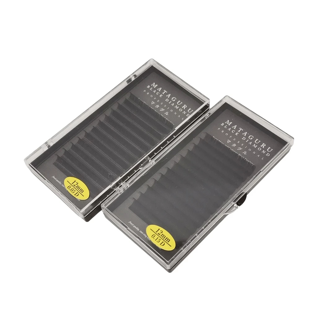 Mataguru Premium Matte Black Diamond Eyelash Extension