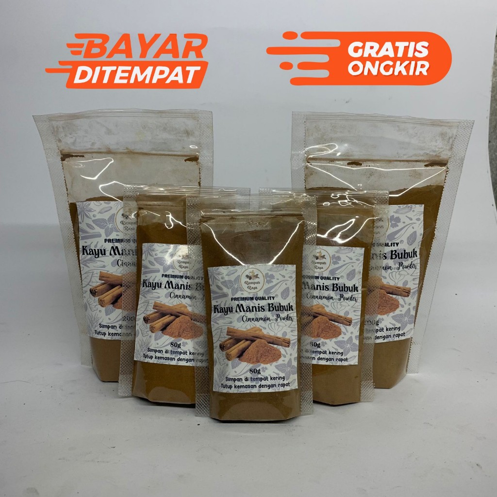 

200gr Kayu Manis Bubuk / Ground Cinnamon / Rempah / JSR 100% PREMIUM QUALITY