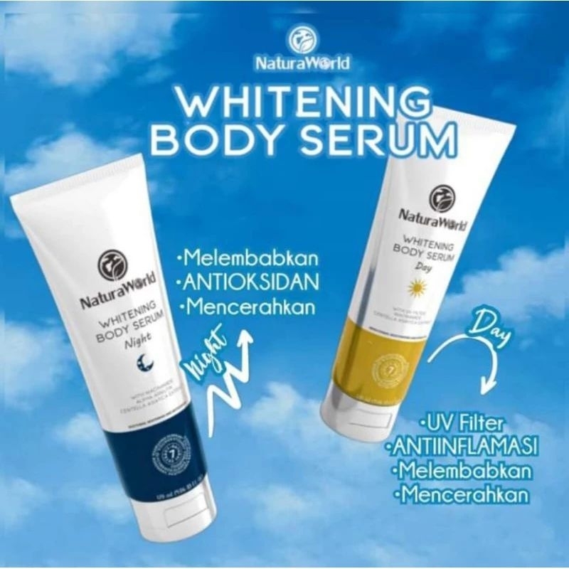 NATURA WHITENING BODY SERUM 100% ORIGINAL NATURA WORLD