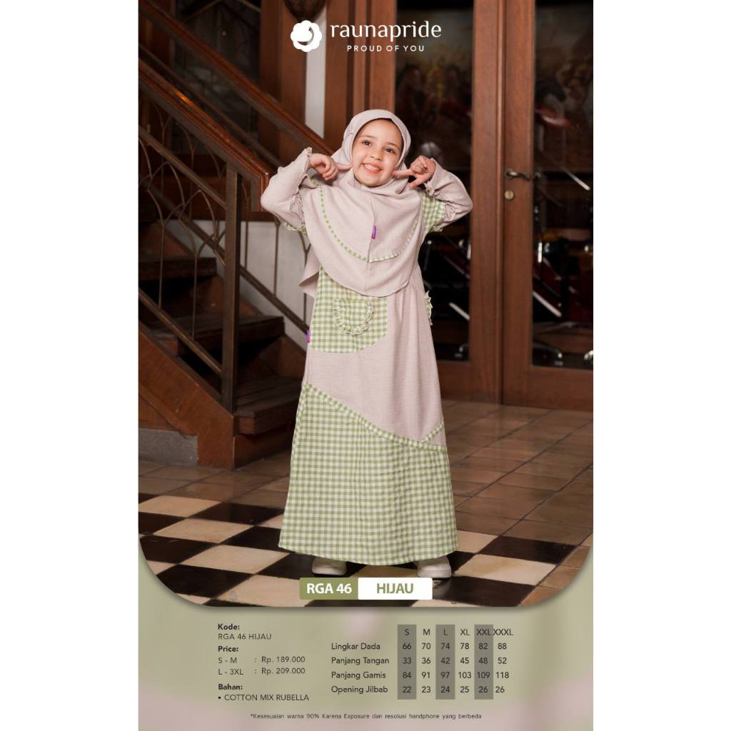 RAUNA GAMIS ANAK &amp; GAMIS DEWASA