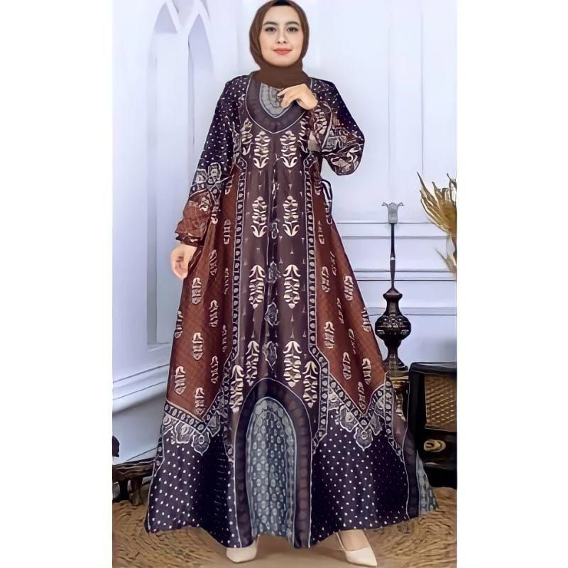 Gamis Maxmara Lux Premium Motif Dior Ld 100 Ld 105 Ld 115 Ld 120 Ld 130 Pb 140 Cm