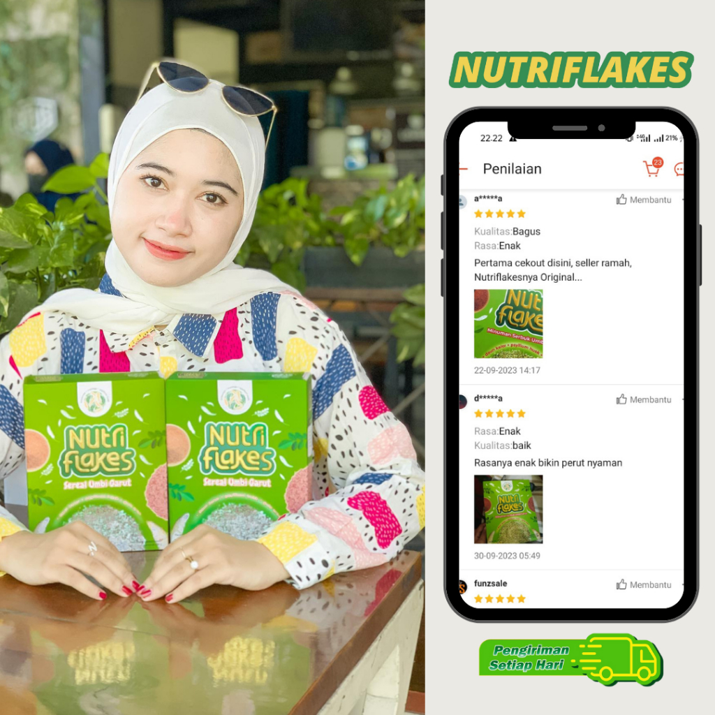 

Sekar_Shop07 Nutriflakes Ampuh Kendalikan Asam Lambung Maag & Gerd, Terjangkau!