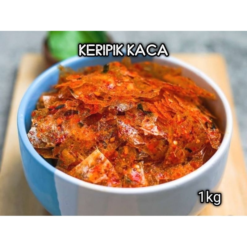 

ILAN DIHYAH SHOP - Keripik Kaca 1kg Kripca rasa Pedas keripik beling