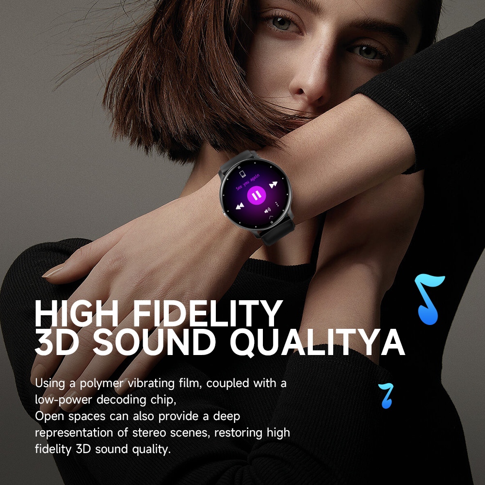 Bozlun Smartwatch Pria  Jam Tangan Pria Wanita Original Smartband Fitness Tracker Colour Display HeartRate-5