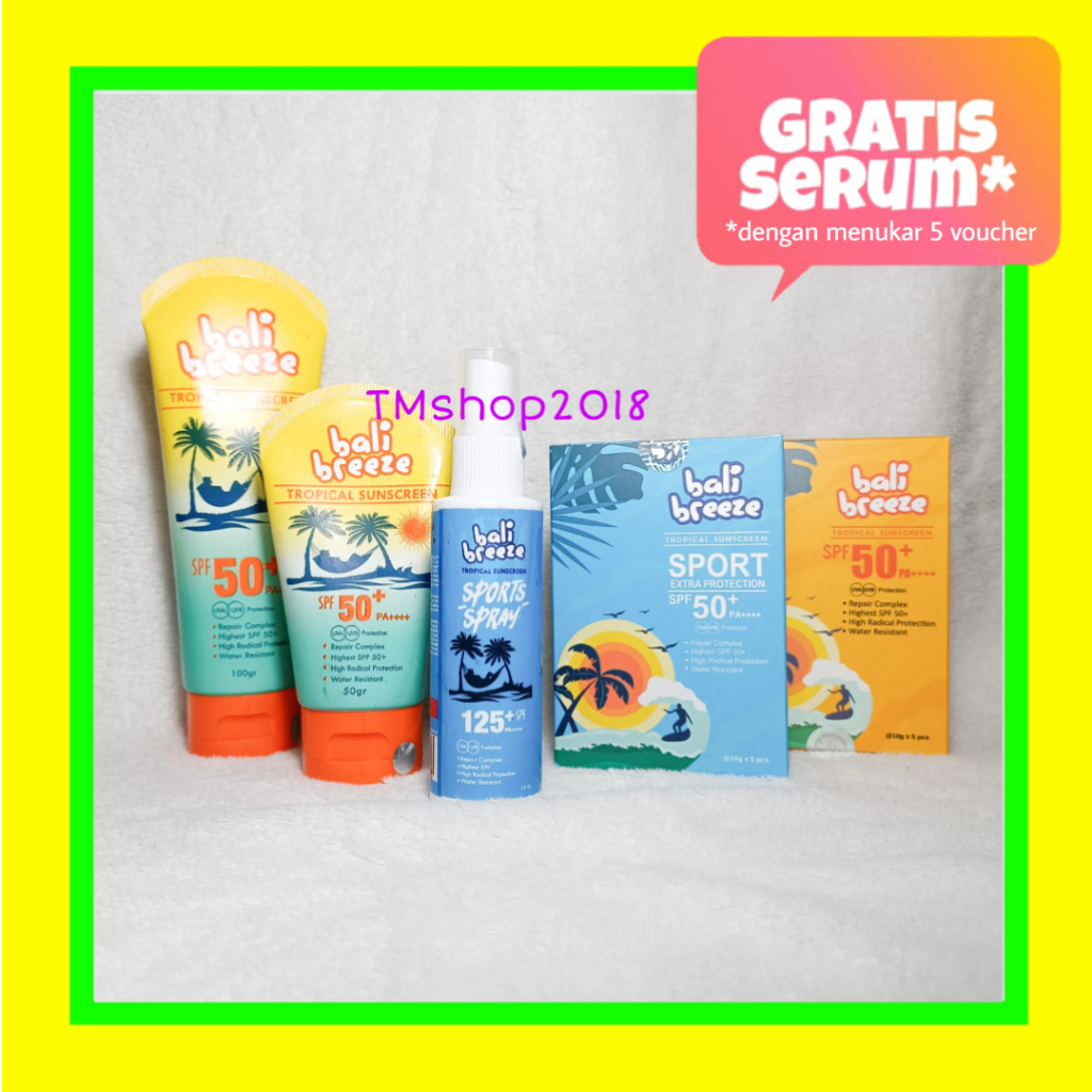 Natasha Skincare Bali Breeze Tropical Body Sunblock All Variant by dr Fredi Setyawan Original Tirai 