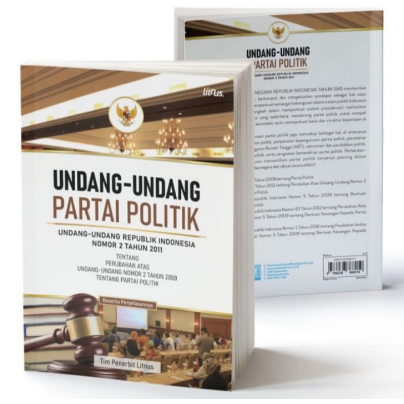 

BUKU ORIGINAL UNDANG UNDANG PARTAI POLITIK UU RI NOMOR 2 TAHUN 2011