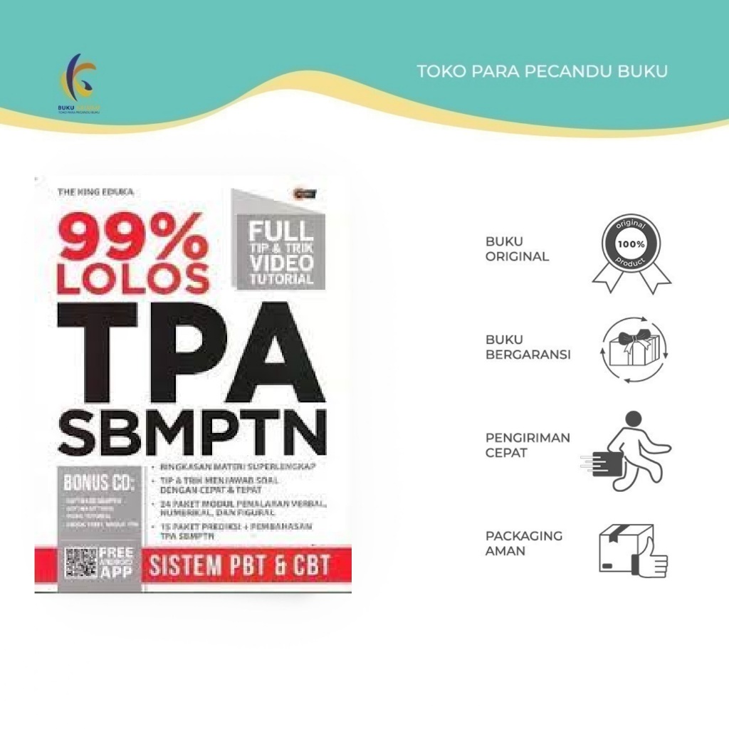[PROMO] - Buku 99% Lolos TPA Sbmptn - Buku Kaluku