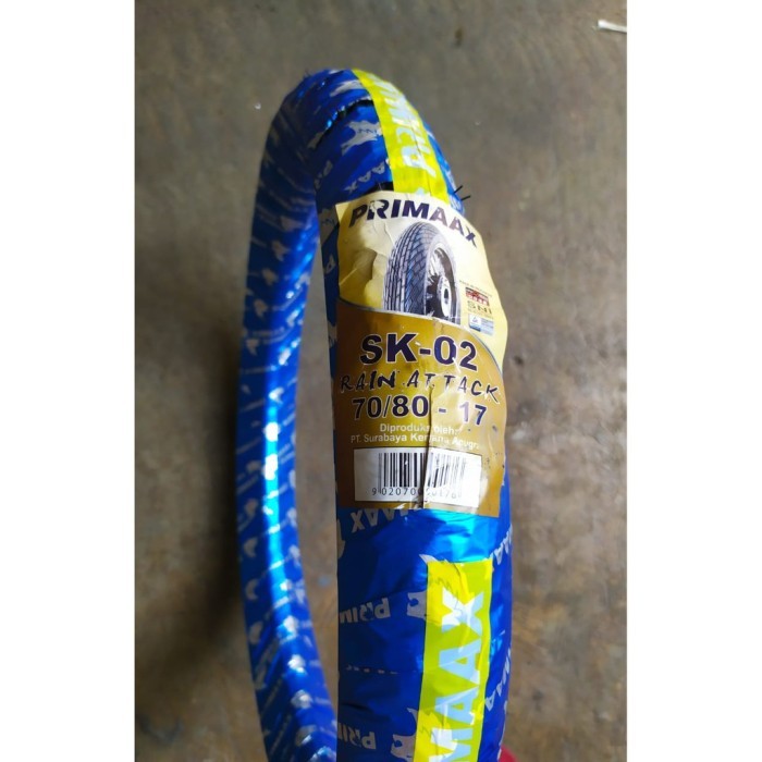 Paketan Ban PRIMAAX 70/80-17 SK-02 RAIN ATTACK TUBETYPE & BAN DALAM