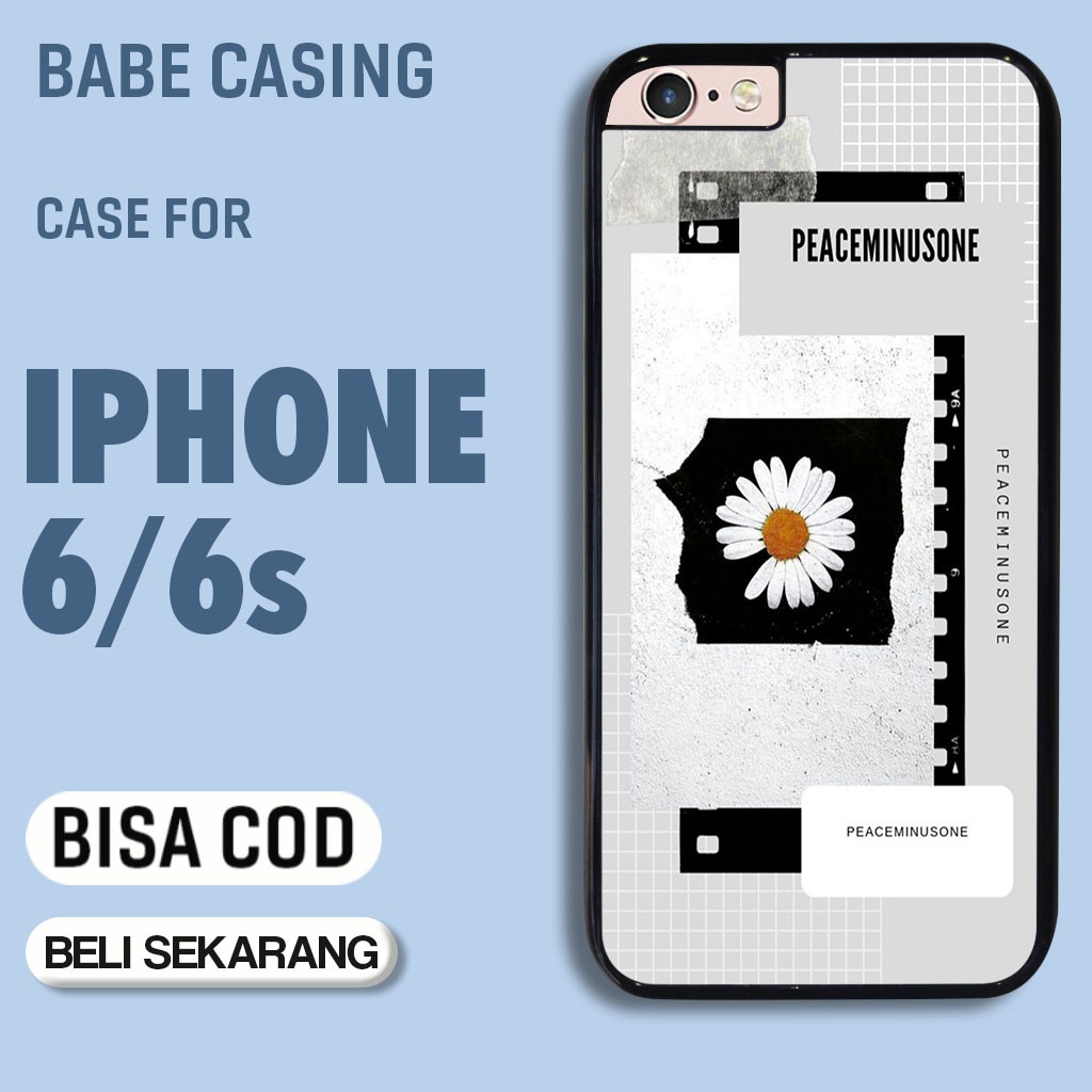 case hp iphone 6 6s terbaru aesthetic bunga brand art streetwear cute keren cowok lucu casing hp cew