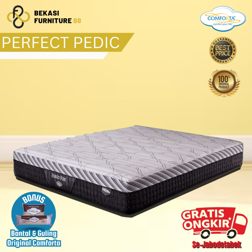 Hanya Kasur COMFORTA ( Perfect Pedic ) Mattress Only ukuran 90,100,120,160,180,200x200
