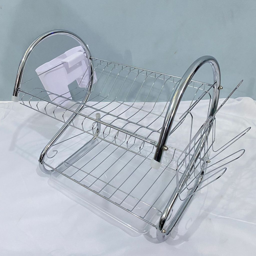 (2KG) SHENAR RAK PIRING (KECIL) DAN TEMPAT GELAS STAINLESS MERK SHENAR / RAK GELAS / RAK PENGERING P