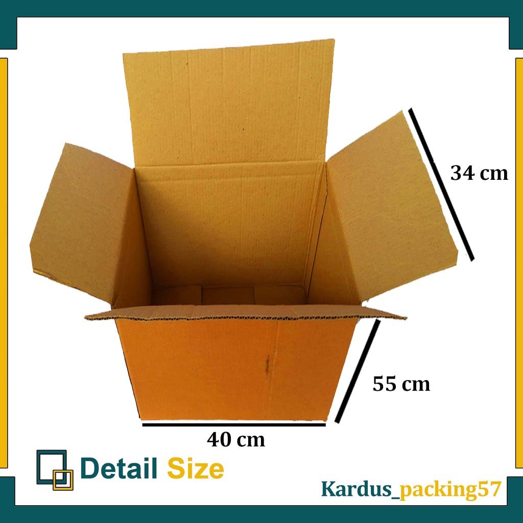 

Box Packing 40x34x55/Double Wall/Kardus Polos