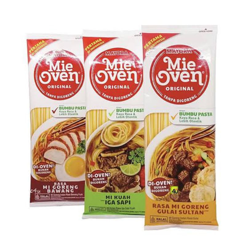 

Mie oven 10pcs mix