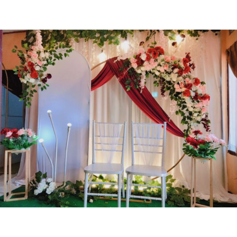 sewa backdrop lamaran/sewa backdrop aqiqah/khitanan/sewa backdrop murah garut